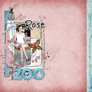 Rose in the zoo