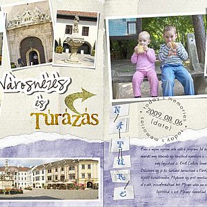 Soproni fotókönyv oldal