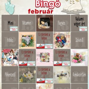 Február 9-es bingó
