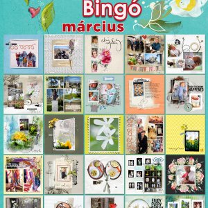 márciusi bingo kártya
