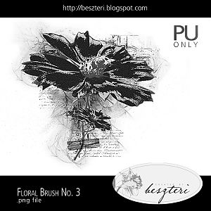 Floral Brush No. 3