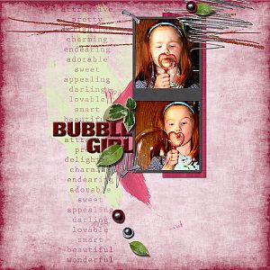 Bubble girl