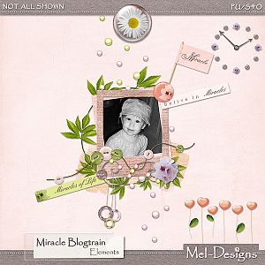 Mel-Designs - Miracle Blogtrain Elements