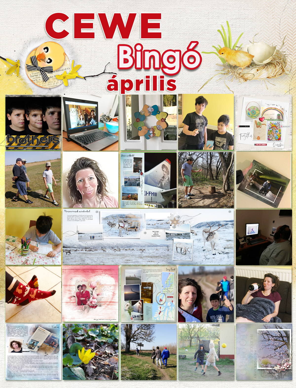 24-es bingólap április
