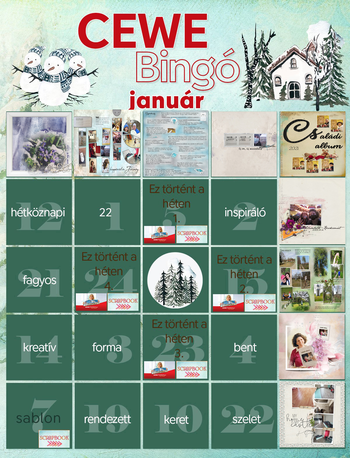 9-es bingó Január
