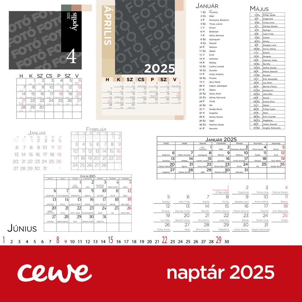 CEWE Naptár 2025