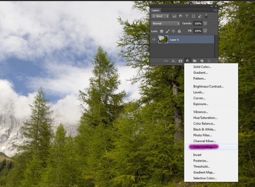 Photoshop Color Lookup