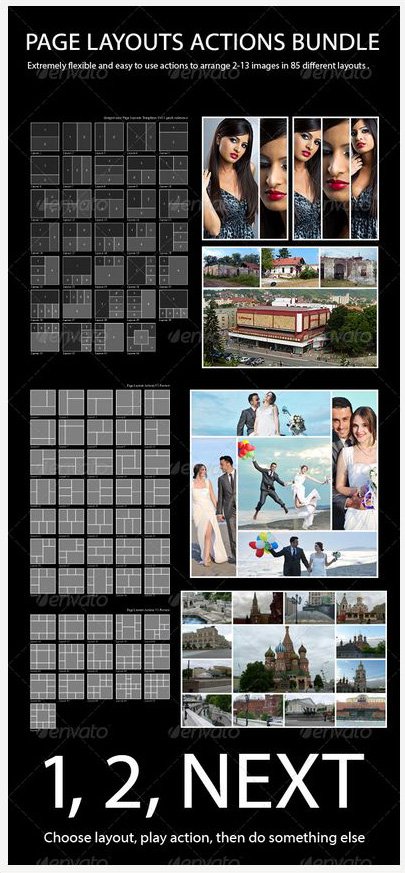 Photoshop storyboard actions