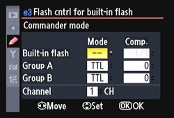 Flash commander mode