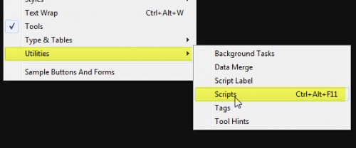 inDesign scripts