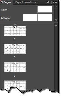 inDesign Page panel