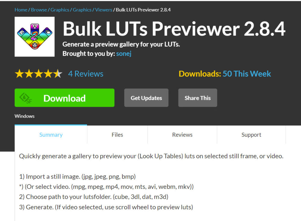 bulk lut