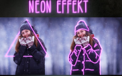 Neon effekt Photoshop-ban