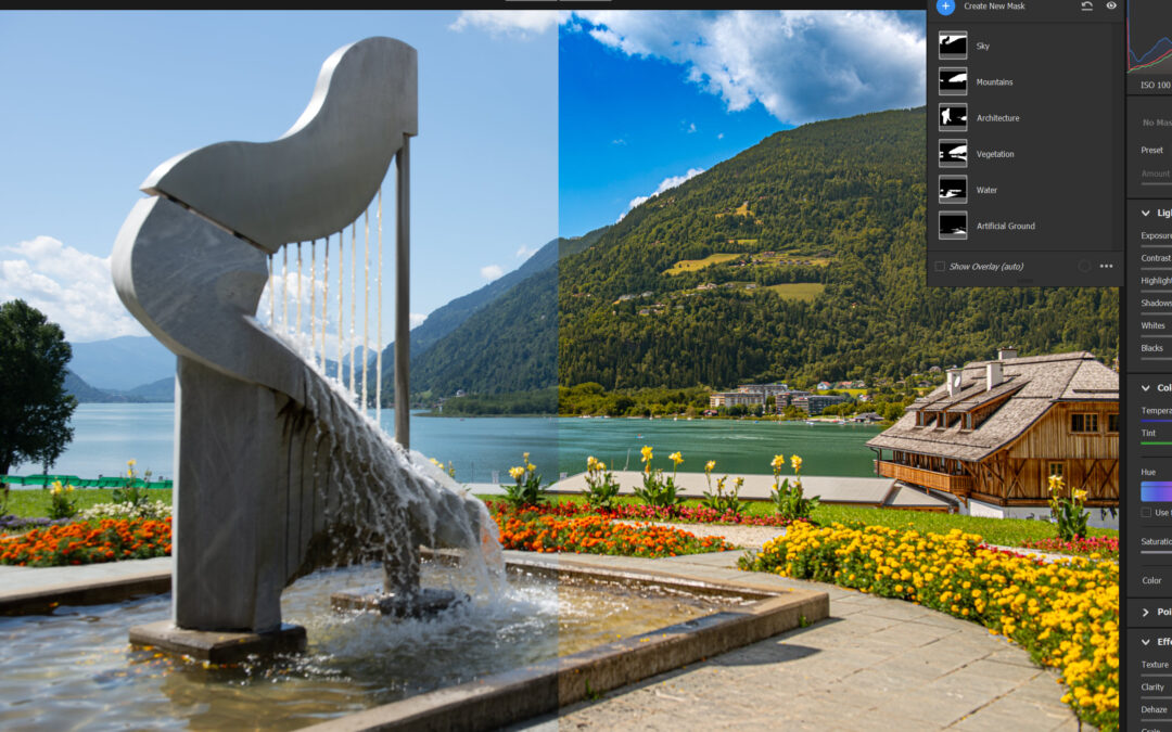 AI maszkolás a tájfotózásban az Adobe Camera Raw 2025-ben