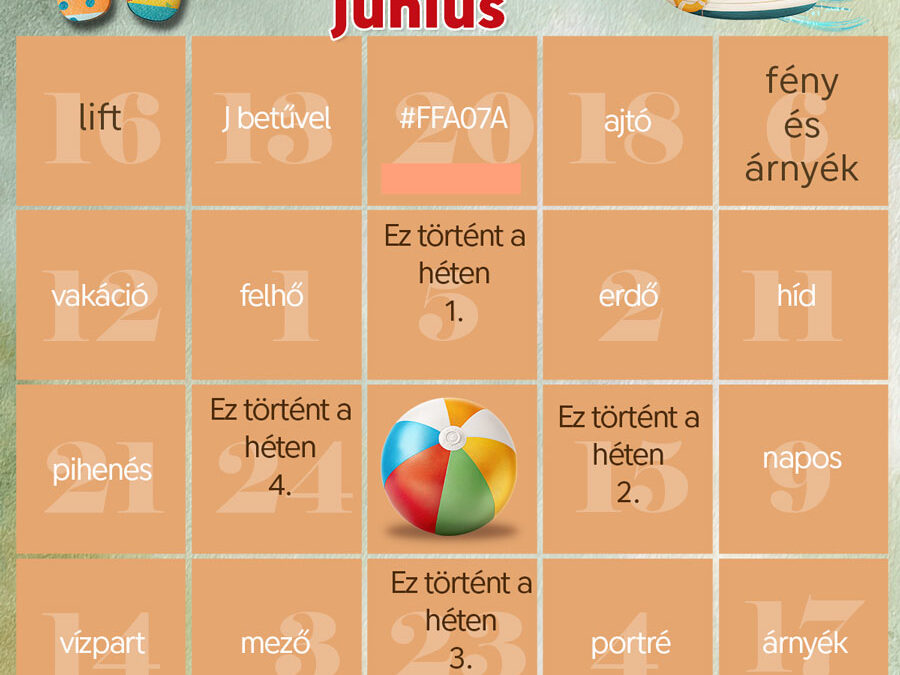 CEWE-Bingó – 2025. – június