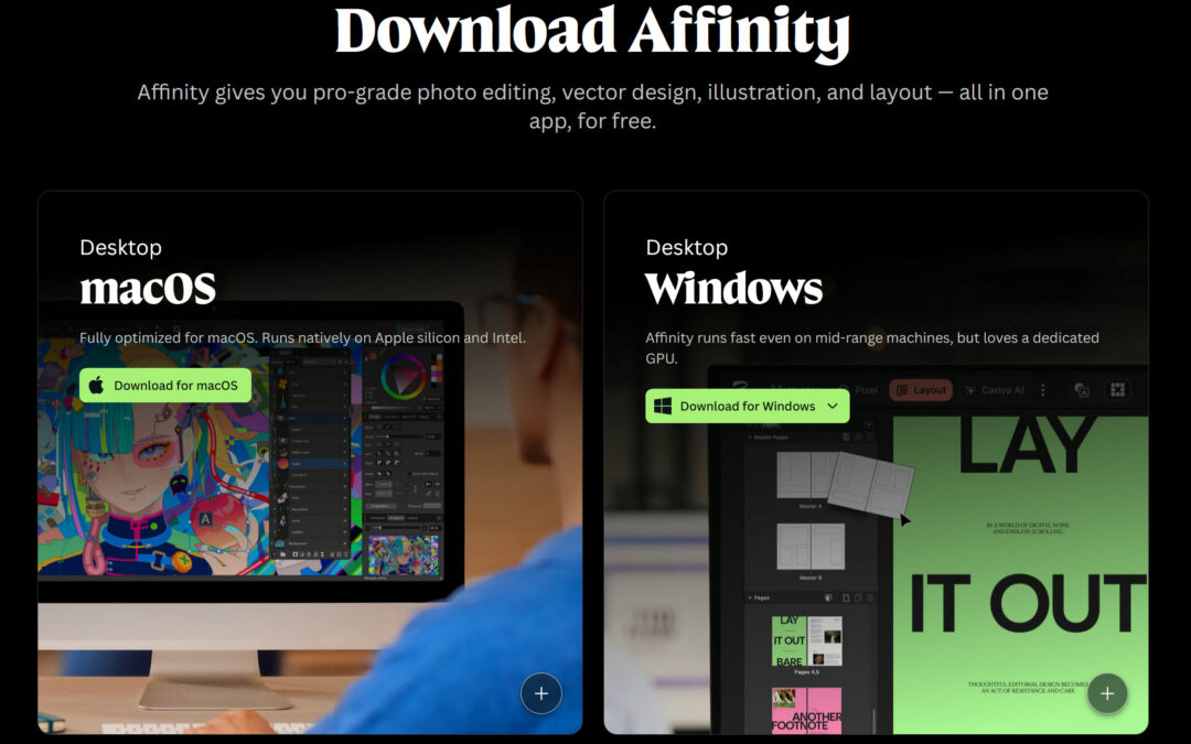 Az AFFINITY ingyen a tiéd!