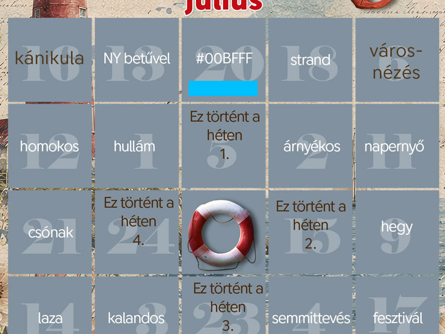 Bingó – 2026. július
